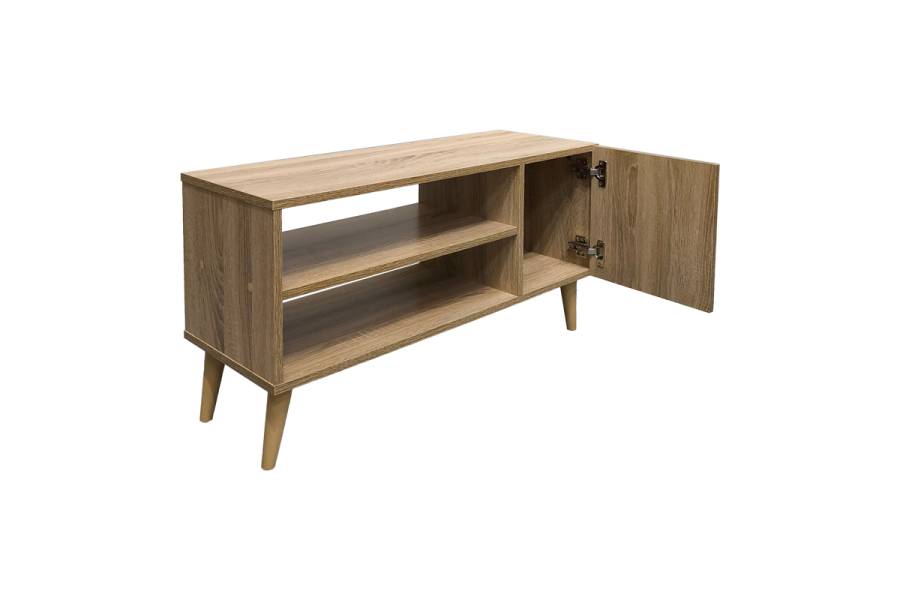 Έπιπλο τηλεόρασης Orianne pakoworld σε sonoma απόχρωση 90x32x46εκ