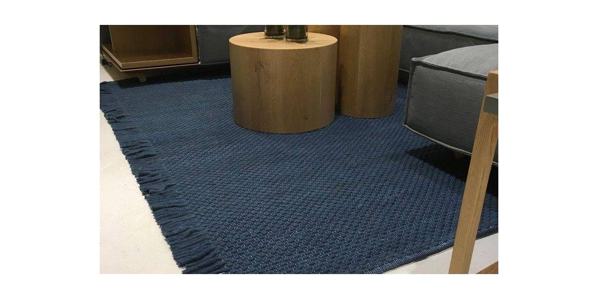 SOFA COMPANY COMBO HAND WOVEN RUG BLUE 170X240 Χαλί